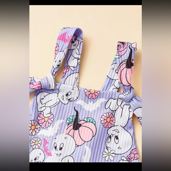 Girls Casper jumpsuit 👻 💜 - Picture 3 of 4